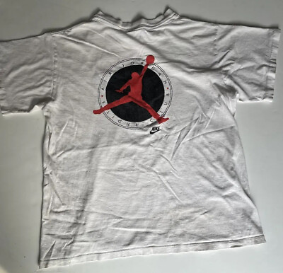 #ad Michael Jordan Flight Club Vintage Air Nike Shirt Large L Youth Kids $29.95