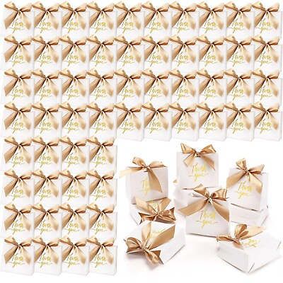 #ad #ad Qilery 100 Pcs Small Thank You Gift Bags Bulk Party Favor Bag Treat Box with... $46.25