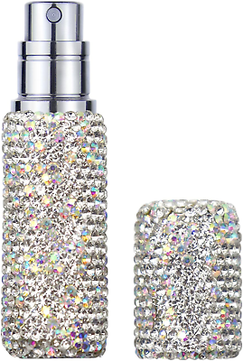 #ad #ad Mini Refillable Perfume Atomizer Travel Perfume Bottle Bling Glitter Spray Bot $26.24