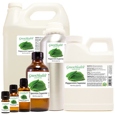 #ad Peppermint Essential Oil Mentha piperita 5ml 1gallon Free Shipping $7.59