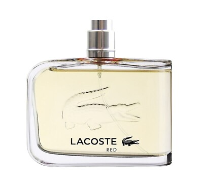 #ad Lacoste Men#x27;s Red EDT Spray 4.2 oz Tester Fragrances 3616302931811 $42.28