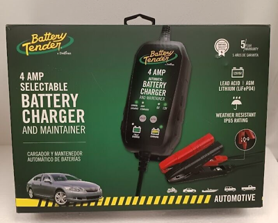 #ad Battery Tender 6 12 Volt 4 Amp Charger 022 0209 BT WH $64.99