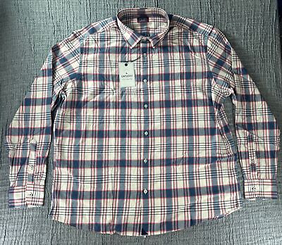 #ad UNTUCKit Francavidda Mens Long Sleeve Button Up Plaid Cotton Shirt PICK SIZE $29.95