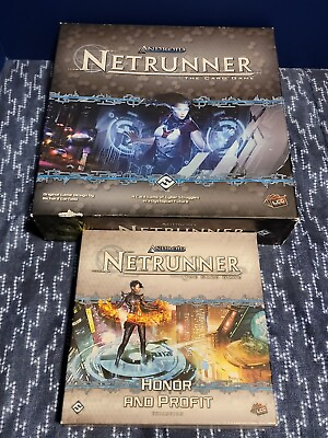 #ad Android Netrunner The Card Game Original Core Set Honor and Profit see pics $215.89