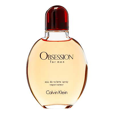 #ad $82 Value Calvin Klein Obsession Eau De Toilette Spray Cologne for Men 4 Oz $30.24