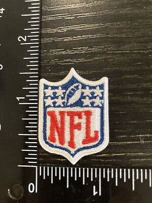 #ad NFL LOGO SHIELD IRON ON EMBROIDERED PATCH FOOTBALL. $3.99