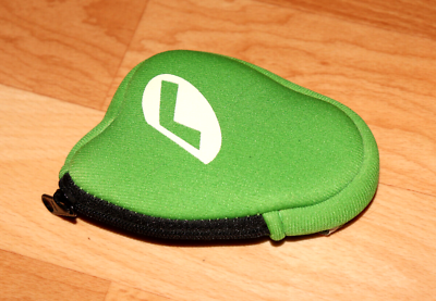 #ad Club Nintendo Luigi Hat Cap Very Rare Mini Pouch Bag Case Nintendo 3DS $44.94