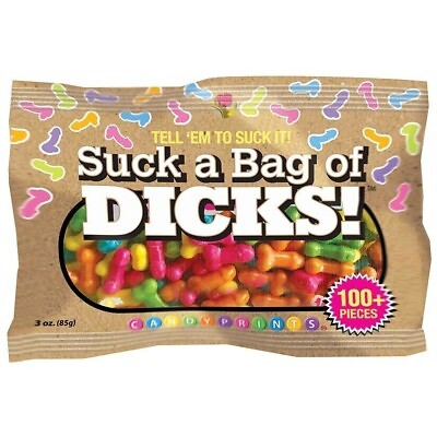#ad Suck a Bag of Dicks Penis shaped Candy $8.99