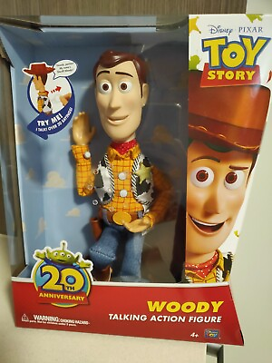 #ad Toy Story 4 Talking Woody 20th Anniversary Action Figure Collection Boxed Toy $41.35