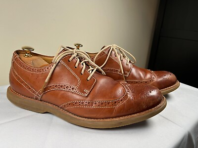 #ad Size 11M SPERRY Top Sider Gold Cup Brown Leather Lace up Derby Shoes $25.00