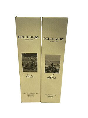 #ad Dolce Glow Isabel Alysa Clear Self Tanning Mist 6.4 fl. oz. Choose Tan Color $24.99