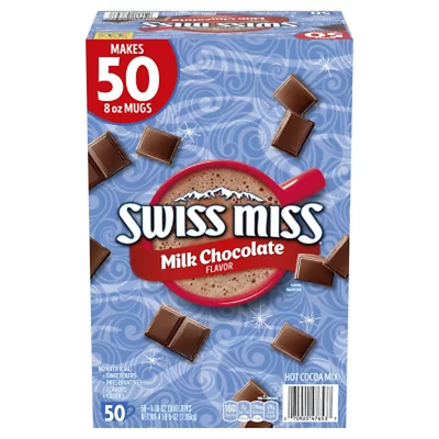 #ad Swiss Miss Milk Chocolate Hot Cocoa Mix Packets 50 Ct FREE SHIPPING $10.97