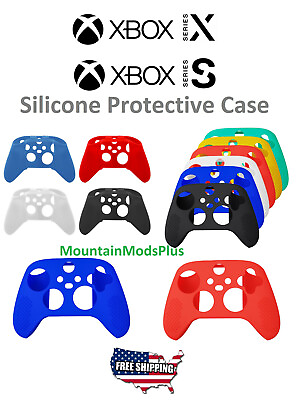 #ad New Silicone Cover Protective Rubber Skin Gel Case Xbox Series X S Controller $5.99