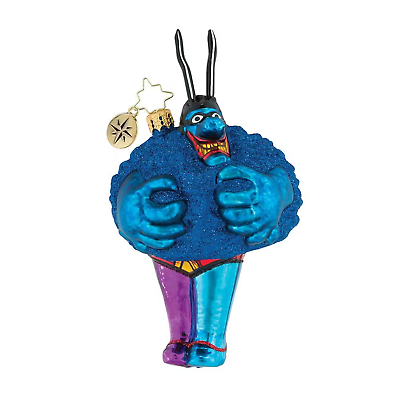 #ad Christopher Radko Merry Blue Meanie Ornament *BRAND NEW*1019342 $42.00