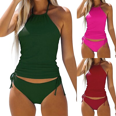 #ad Women Printi L Swimsuits Monokini Bathing Suits V Neck Swimwear Swimsuits $14.96