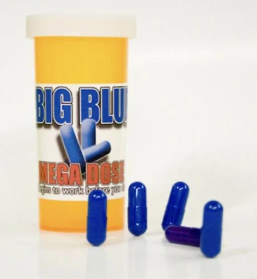 #ad JOKE ITEM Big Blue Mega Dose Viagra Joke PillsFun Gag Gift Novelty Bar Prank $12.75