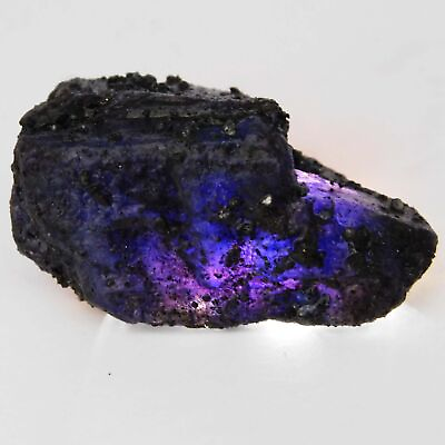 #ad 120 Ct Natural Purple Sapphire Huge Rough Earth Mined Certified Loose Gemstone $17.10