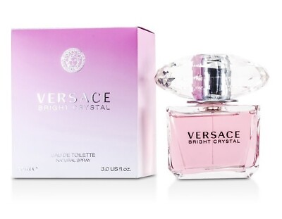 Versace Bright Crystal 3.0 oz Women#x27;s Perfume Spray EDT NEW amp; FACTORY SEALED BOX $31.99