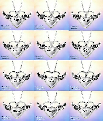 #ad New Piece of My Heart Lives in Heaven Cremation Urn Ashes Memorial Necklace $19.95