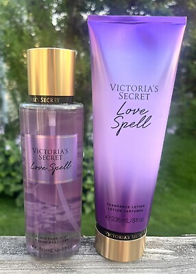#ad #ad Victoria#x27;s Secret LOVE SPELL 8.4 oz Body Mist and Lotion Set $25.80