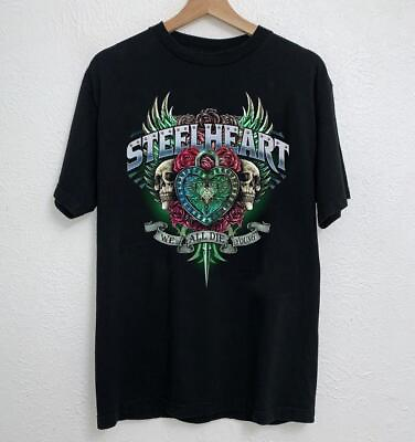 #ad NEW Rare Steelheart Band Logo Classic Black All Size Gift For Fan Shirt $16.97