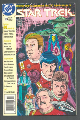 #ad Star Trek 24 1991. DC. 25th Anniversary. Grade: 8.0. LOT 221112763 C $2.50
