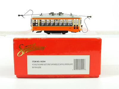 #ad HO Bachmann Spectrum 80204 NY amp; Queens Birney Safety Electric Street Car w DCC $119.95