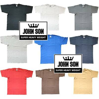 #ad Plain Tall T shirts Round Neck JOHN SON Super Heavy Weight L 7XL Big Size Single $18.95