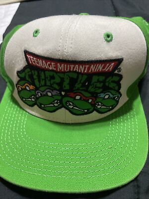 #ad 2011 Nickelodeon TMNT Teenage Mutant Ninja Turtles SnapBack Hat Cap Green White $25.00