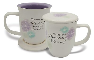 #ad #ad Abbey amp; CA Gift Amazing Woman Floral Mug amp; Coaster Set Multi $20.55