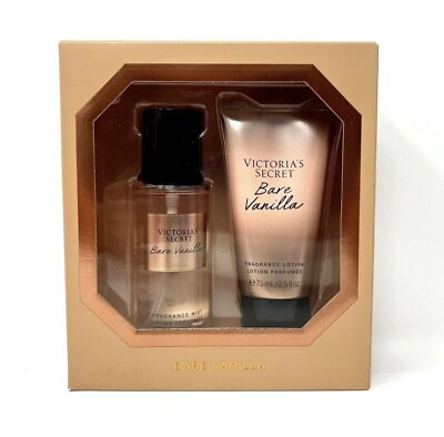 #ad #ad Victoria’s Secret Bare Vanilla Gift Set Fragrance Mist And Lotion Travel Size. $19.99