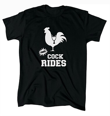 #ad Free Cock Rides Funny Men’s T Shirt Cotton Crew Gift Joke Tee $11.95