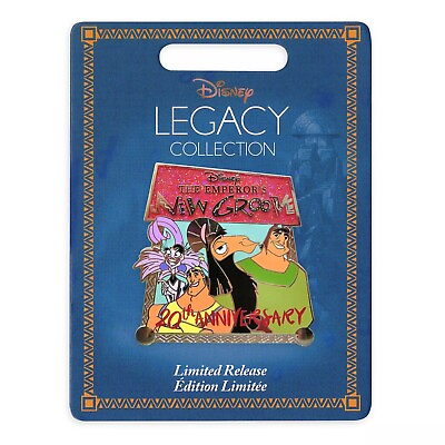 #ad Disney 20th Anniversary Emperor#x27;s New Groove LEGACY pin Brand New $9.99