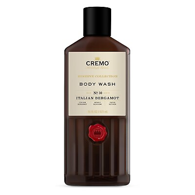 #ad Cremo Rich Lathering Italian Bergamot Body Wash for Men Notes of Italian Neroli $14.35