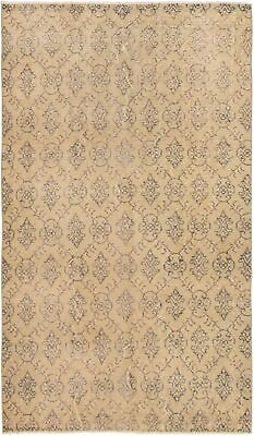 #ad Vintage Hand Knotted Area Rug 3#x27;7quot; x 6#x27;5quot; Traditional Wool Carpet $175.00