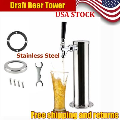 3#x27;#x27; Single Tap Beer Tower For Dispensing Draft Beer for Bar Beverage Or Homebrew $38.00