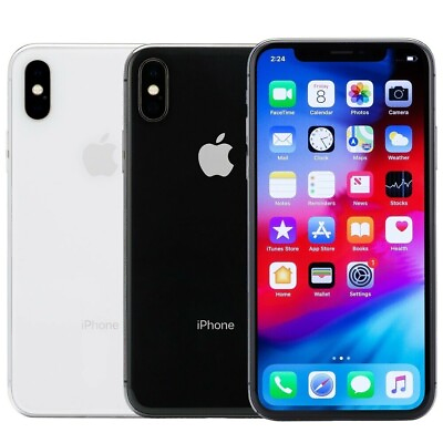#ad Apple iPhone X 64GB Factory Unlocked ATamp;T T Mobile Verizon Very Good Condition $151.95