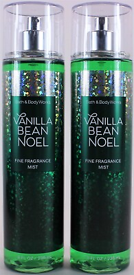 #ad QTY 2 Bath amp; Body Works VANILLA BEAN NOEL Fine Fragrance Body Mist Spray 8Oz $17.95