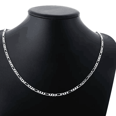 #ad #ad Fashion Focused Unisex Silver Plated Chain Necklace Copper 16in 30in Lengths $15.98