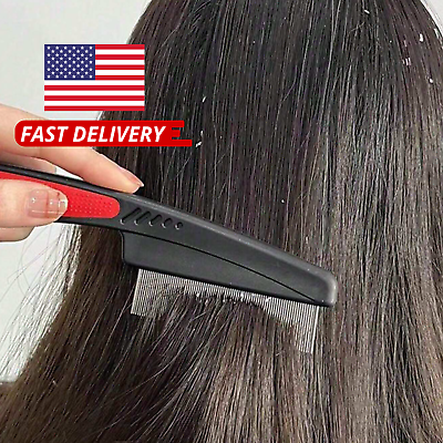 #ad 1pc Fine Toothed Hair Comb For Adult Remove Lice And Dandruff $4.99