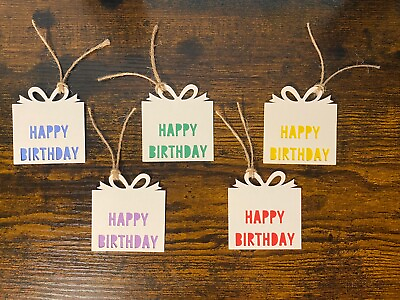 #ad 10 Pack Happy Birthday Tags for Gifts Party Favors Party Decor amp; More $4.00