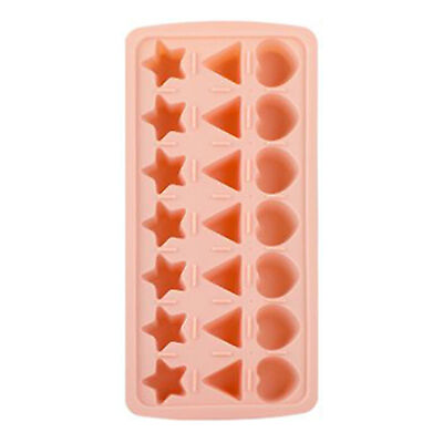 #ad Ice Tray Mold Heart Shape Soft 21 Grids Cocktails Reusable Ice Tray Mold Bright $9.63