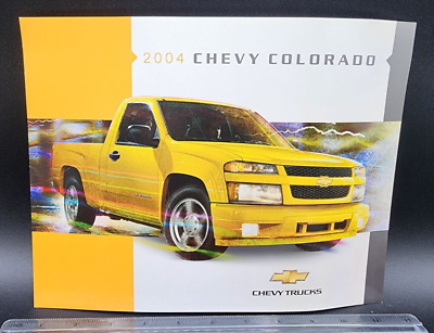 #ad 2004 Chevrolet Colorado Pickup Truck Sales Salesman Showroom Brochure 2pgs $12.99