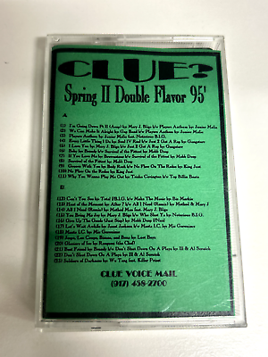 #ad DJ Clue Spring II Double Flavor Cassette Mixtape Rap Tape Promo Tested Rare $29.99