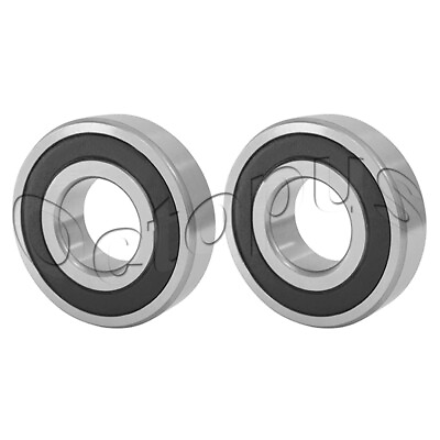#ad 2 Pcs Premium 6209 2RS ABEC3 Rubber Sealed Deep Groove Ball Bearing 45x85x19mm $18.98