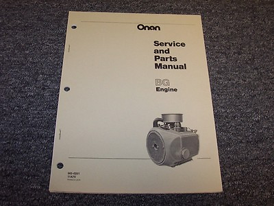 #ad Onan BG Industrial Engine Workshop Shop Parts Catalog amp; Service Repair Manual $46.90