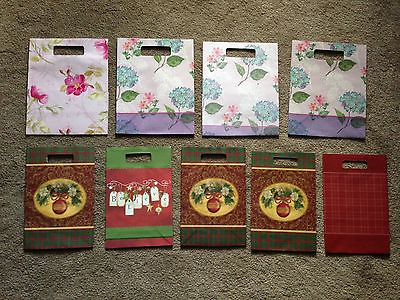 17 Decorative Holiday Gift bags Christmas Easter $7.99