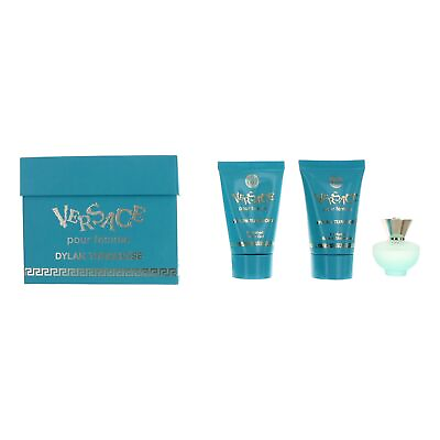 #ad Versace Dylan Turquoise by Versace 3 Piece Miniature Gift Set women $17.65