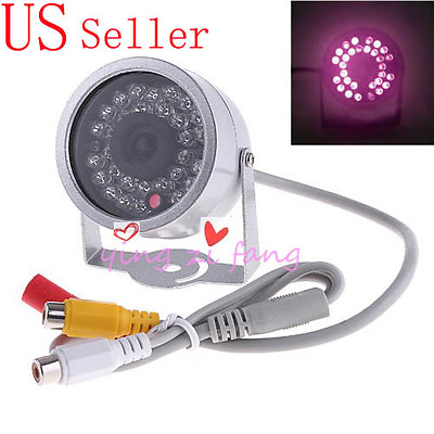 #ad New Mini Wired 30 LED IR Night Vision CMOS Security CCTV Color Camera Outdoor $19.98