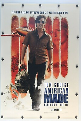 #ad American Made 2017 Double Sided Original Movie Poster 27quot; x 40quot; $25.00